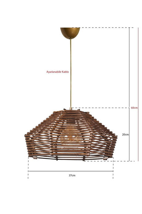 Canary Tumbled Chandelier Hnmd-42 - Swordslife