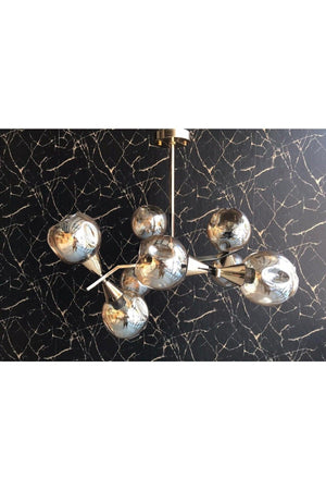 Candi 8 Li Gold-black Color Chandelier - Swordslife
