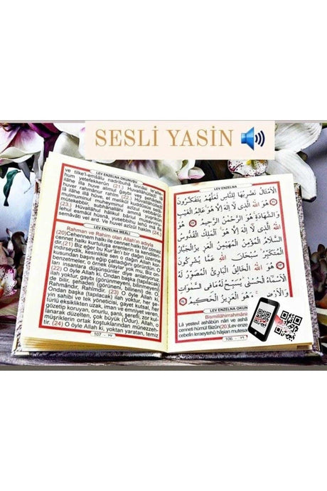 Bag Velvet Yasin Juz Book 18x13,5 Cm 128 Pages Audio Listening Birth Mevlit Gift Lila Nubuck - Swordslife
