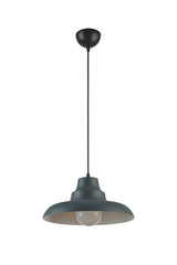 Carmen Special Design (DIA 30 CM)modern Sports Cafe-kitchen White Single Pendant Lamp Chandelier in Anthracite - Swordslife