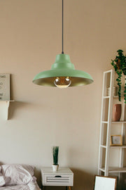 Carmen Special Design (DIA 30 CM)modern Sports Decorative Cafe-kitchen Green Inside Gold Single Pendant Lamp Chandelier - Swordslife