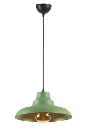 Carmen Special Design (DIA 30 CM)modern Sports Decorative Cafe-kitchen Green Inside Gold Single Pendant Lamp Chandelier - Swordslife