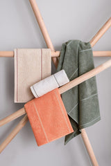 Carmine - Extra Soft, Modern 100% Cotton 50x90cm. Hand / Face Towel Set - Swordslife