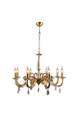 Castro 8 Liter Tumbled E14 Chandelier - Swordslife