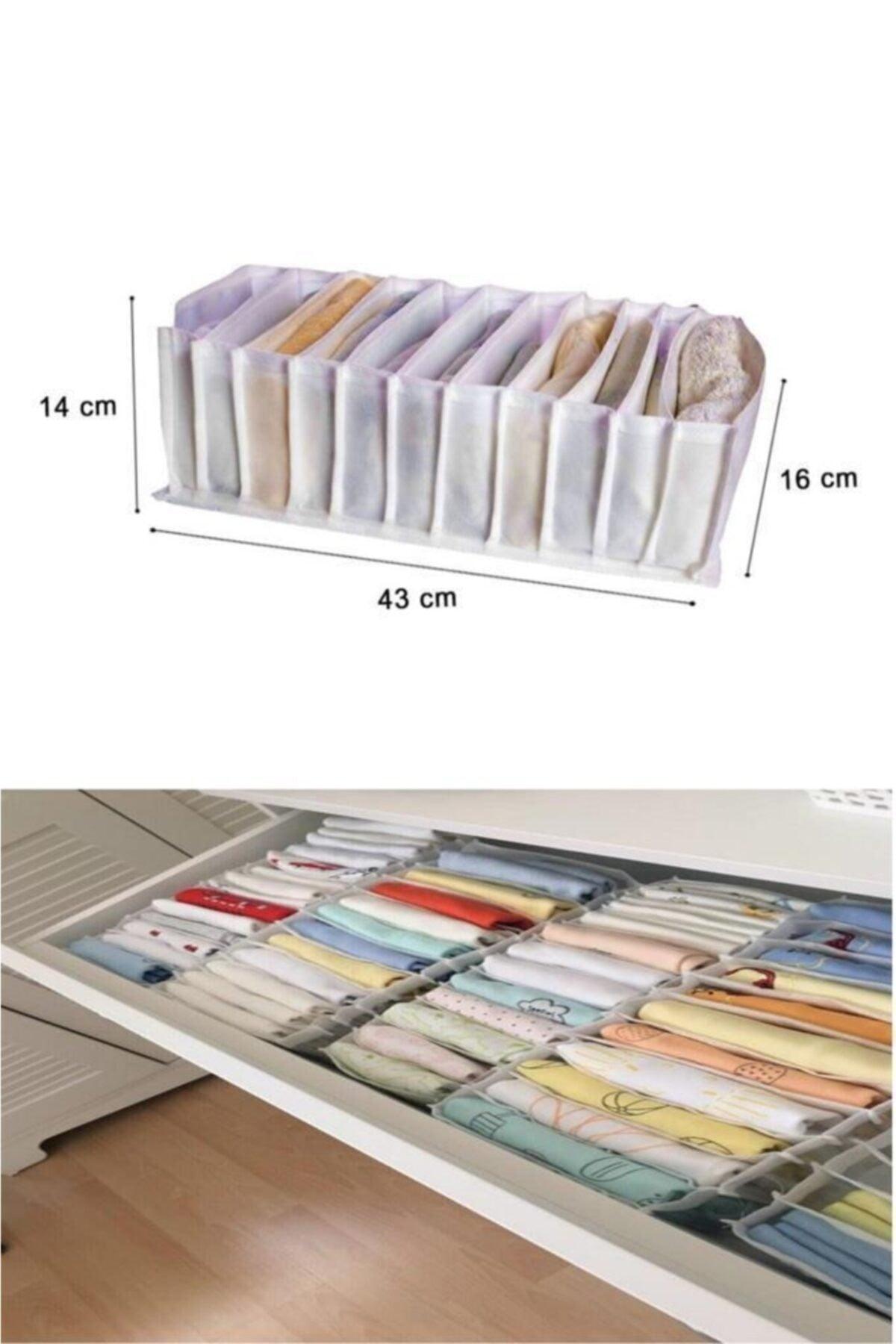 Cat 11 Compartment Sock Storage Accordion Drawer Organizer - Swordslife
