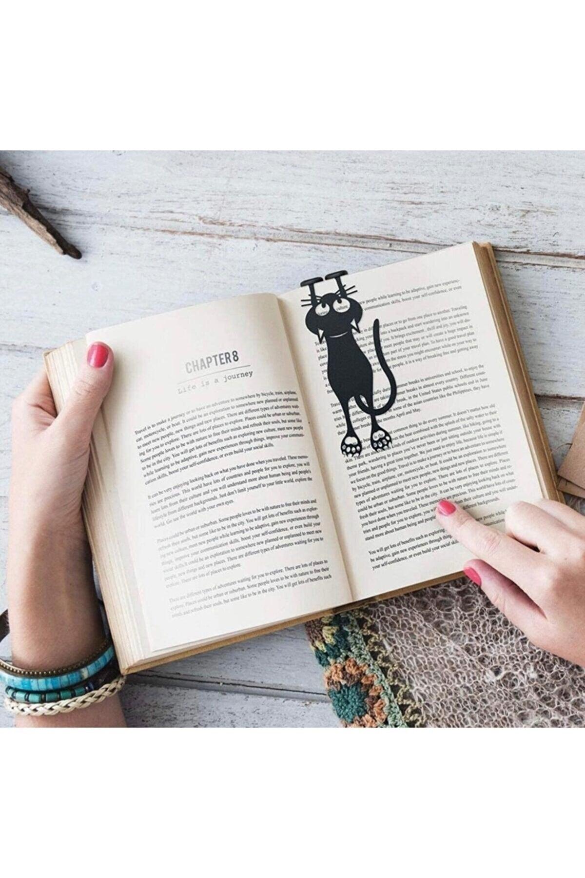 Cat Figured Metal Bookmark