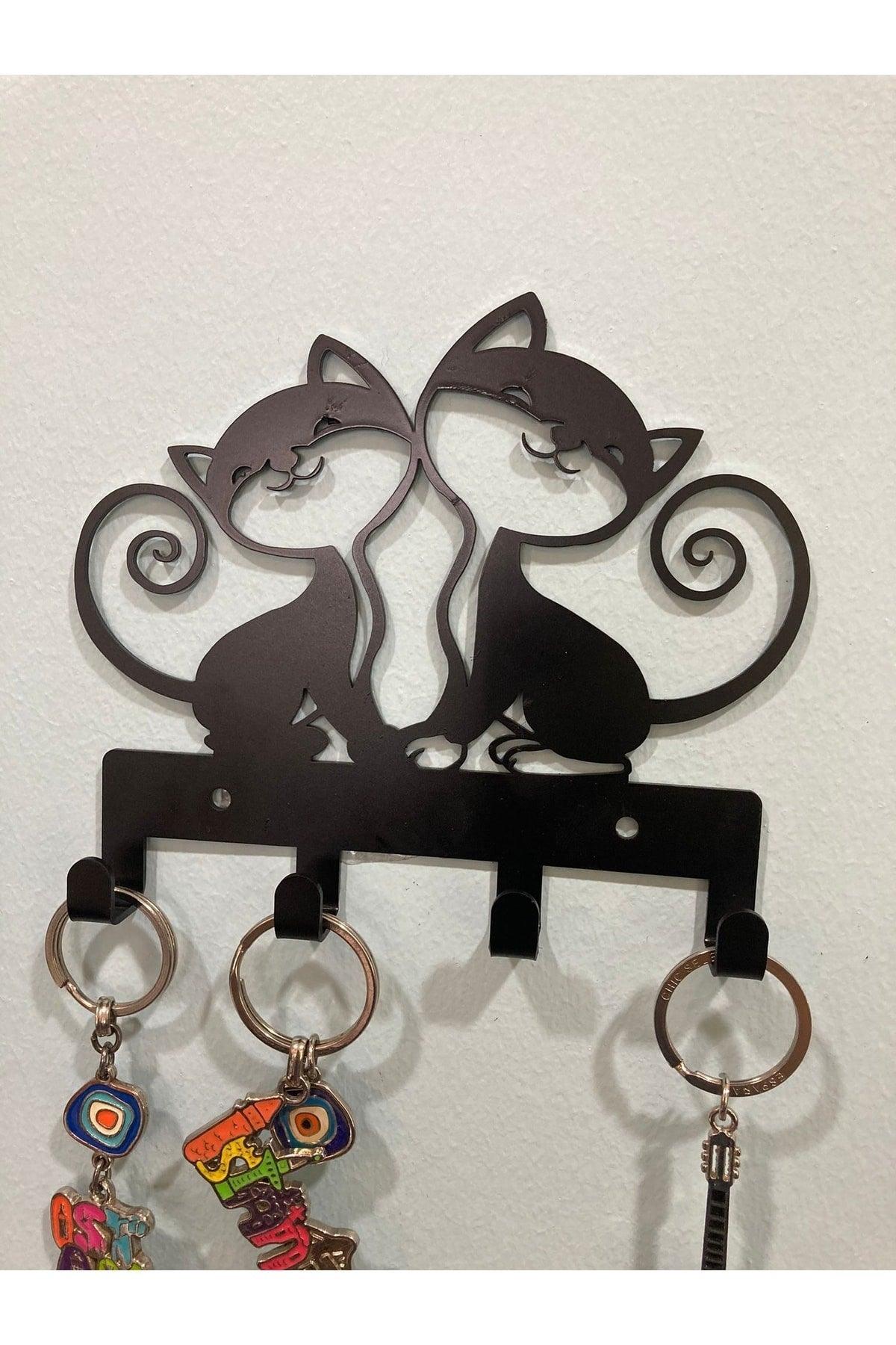 (cat) Metal Key Holder - Decorative Key Holder - Swordslife