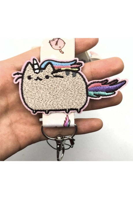 Cat Pattern Nyan Cat Neck Lanyard And Phone