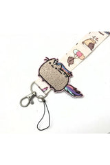 Cat Pattern Nyan Cat Neck Lanyard And Phone