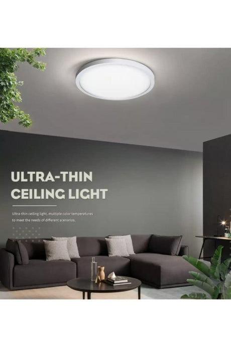 Ceiling Zero Plafonyer Panel Led Chandelier 6500k Ice White Light Long Life 1st Class Led - Swordslife