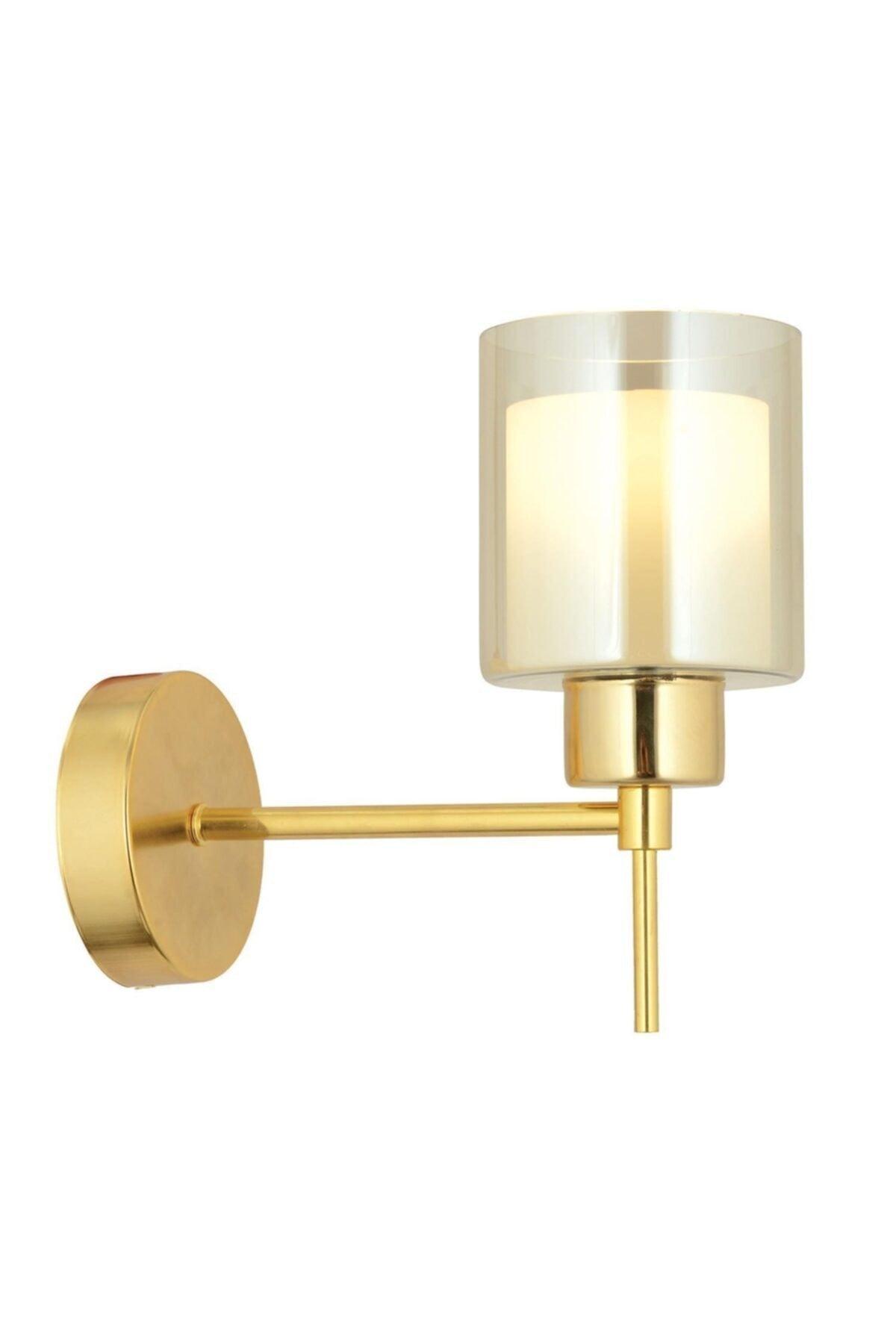 Cemre Gold Wall Lamp Modern Bedroom-Bed Head Design Wall Sconce - Swordslife