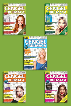 Hooked puzzle book set with 560 pages and solution guide
