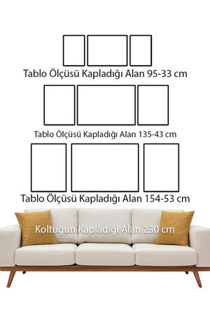 Framed Wooden Table Set 3 Pcs - Swordslife