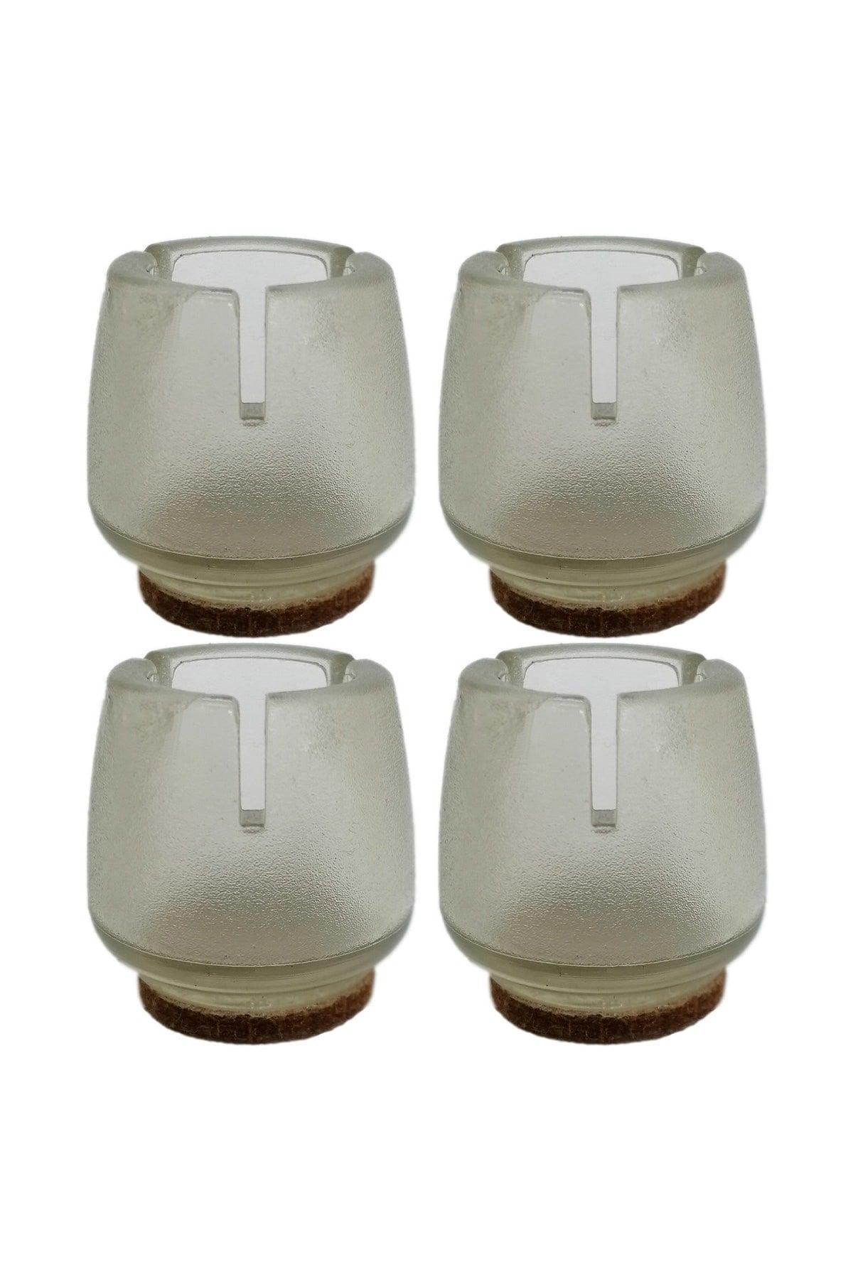 Chair Shoe 4 Pieces Transparent, Table Chair Floor Protector 17 Mm - 21 Mm - Swordslife