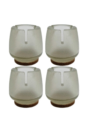 Chair Shoe 4 Pieces Transparent, Table Chair Floor Protector 17 Mm - 21 Mm - Swordslife