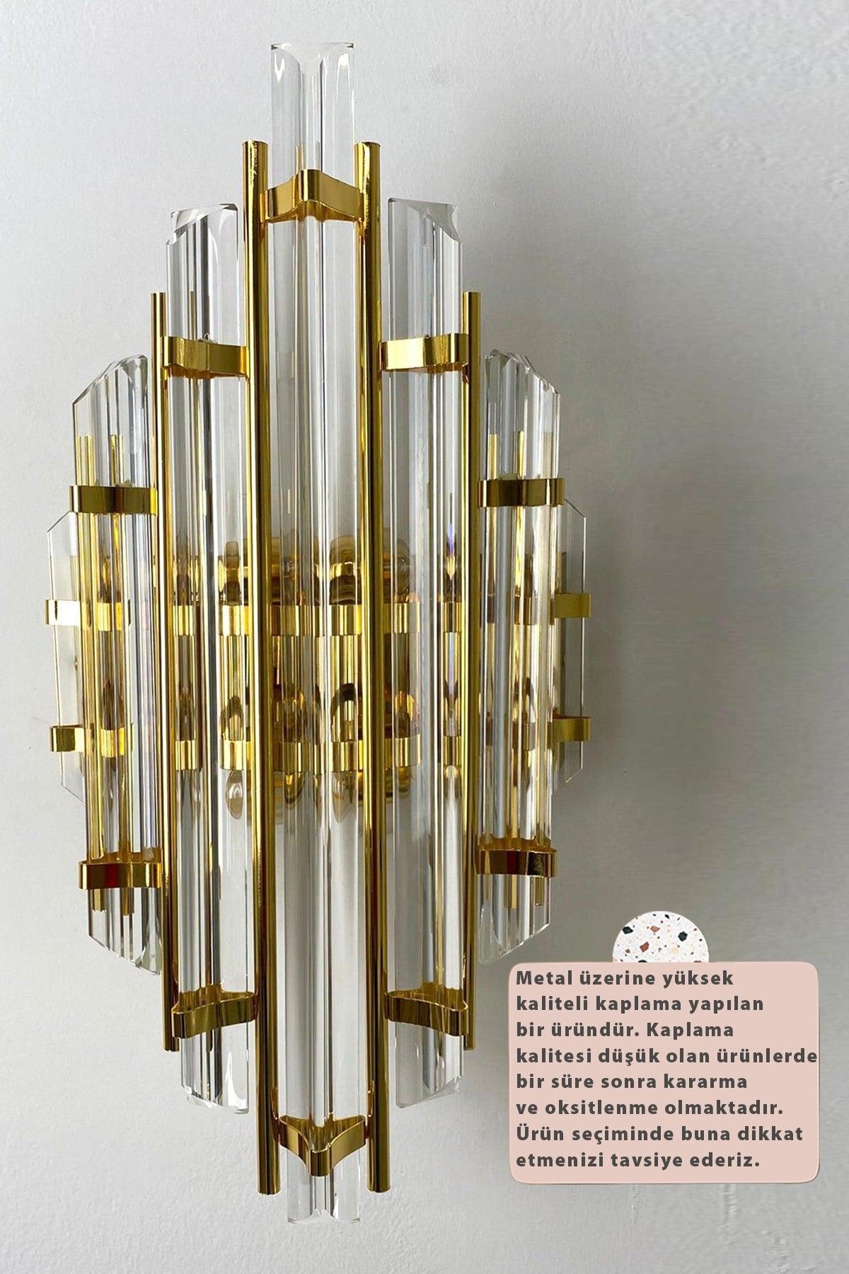 Champion Gold Color Sconce Single Wall Lamp Decorative Models For Hotel Cafe Restaurant - Swordslife