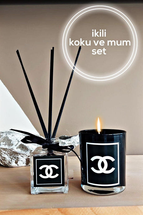 Chanel Set 100 ml Room Fragrance And Candle - Swordslife