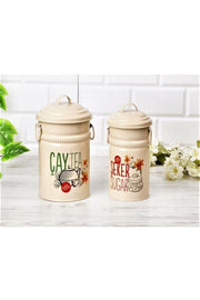 Cheapzavm Metal Tea And Sugar Storage Container - Swordslife