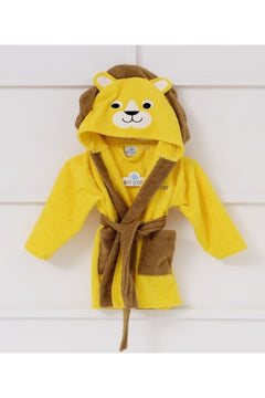 Children's hooded bathrobe in soft organic cotton 3-8 years