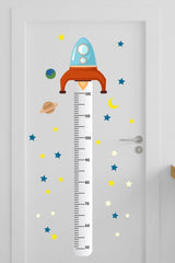 Kids Height Gauge Space Sticker | Kids Room Decorative Wall Sticker Boy Chart | Wall - Cabinet | - Swordslife