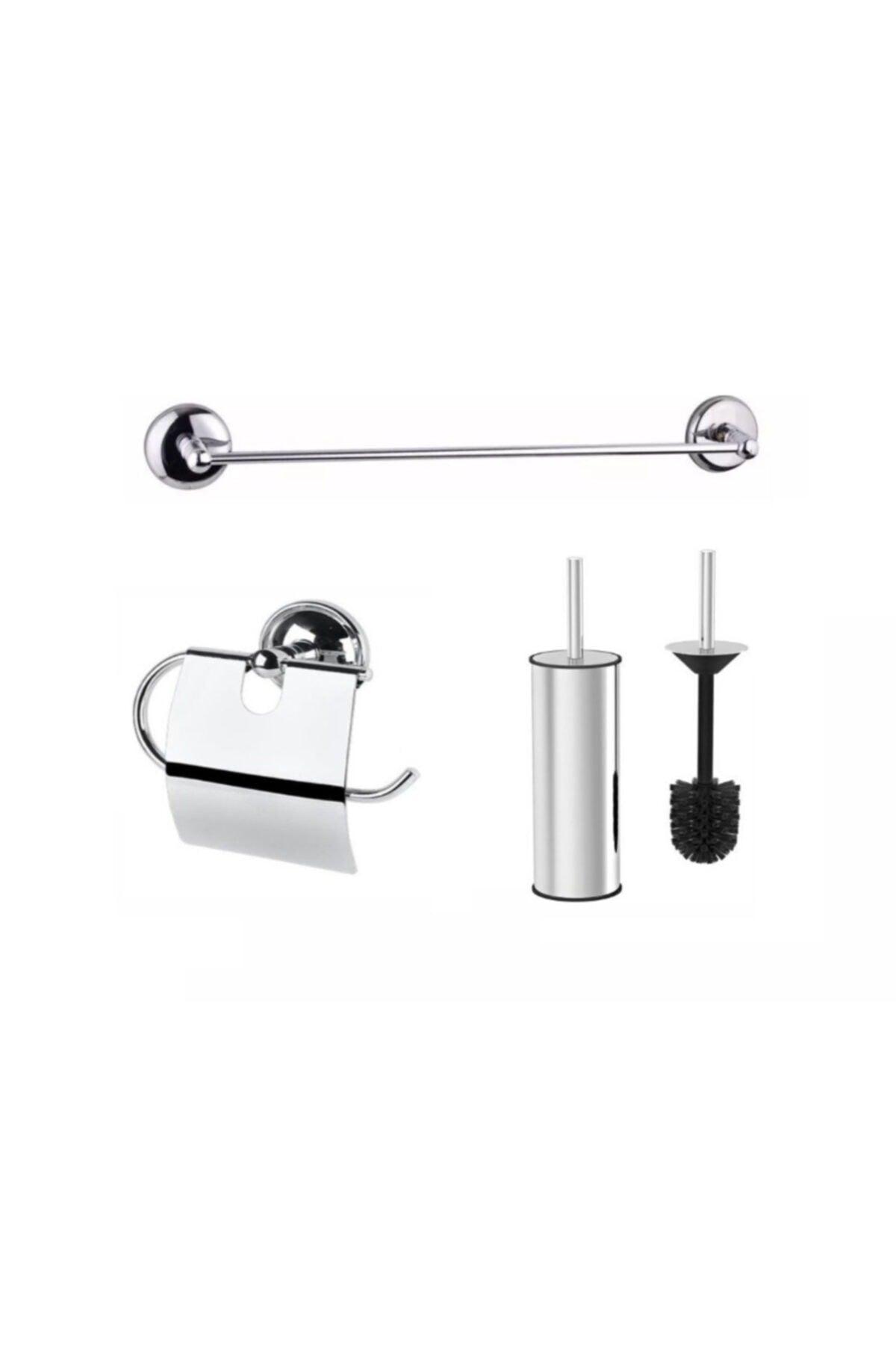 Chrome Toilet Bathroom Set V3 - Swordslife