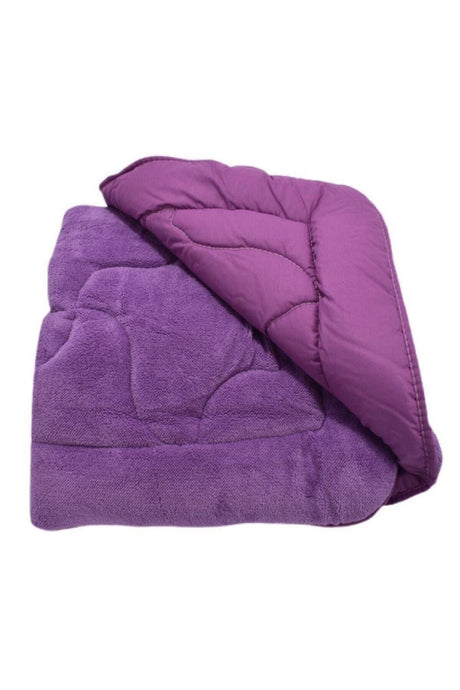 Double 57 Wire Ranfors Cotton Silicone Quilt 195x215 Purple - Swordslife