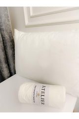 Double Oversized White Ranforce Elastic Bed Sheet 180x200 2 Pieces Pillowcases - Swordslife