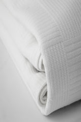 Double White Pique 100% Cotton Hotel Pique - Swordslife