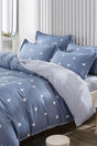 Double Easy-Iron Duvet Cover Set Triangle K.CloudBlue - Swordslife