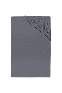 Anthracite Elastic Cotton Bed Sheet – 160 × 200 cm with 20 cm Pocket