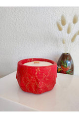 Strawberry Love 100% Soy Wax Red Decorative Vegan Candle - Swordslife