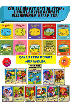 Children's story book set with fairy tales for early readers