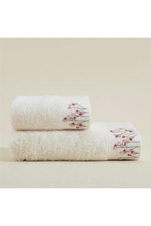 Cindee Face Towel 50x90 Cm Ecru - Swordslife