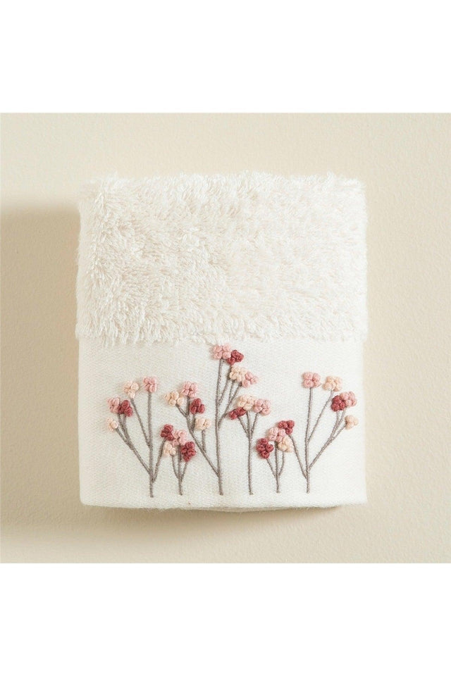 Cindee Hand Towel 30x50 cm Ecru - Swordslife