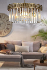 Citrus 4th Tumbled Lux Crystal Stone Chandelier - Swordslife