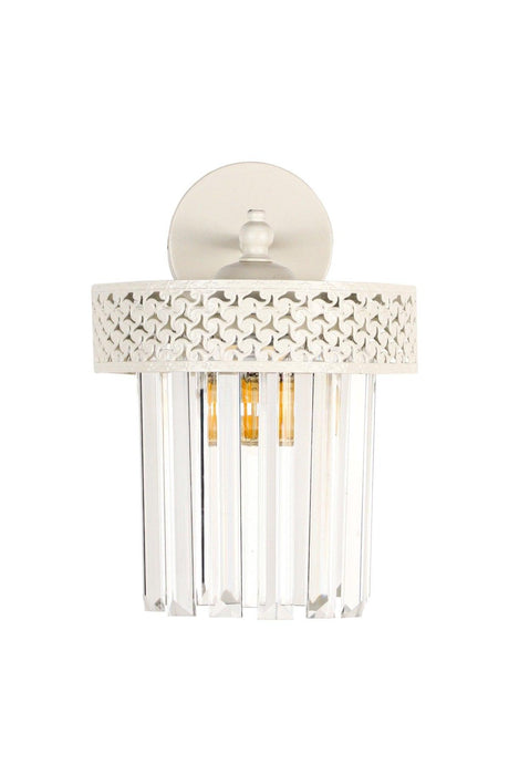 Citrus Wall Sconce Lux Crystal Stone White - Swordslife