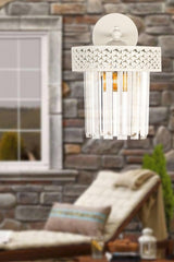Citrus Wall Sconce Lux Crystal Stone White - Swordslife