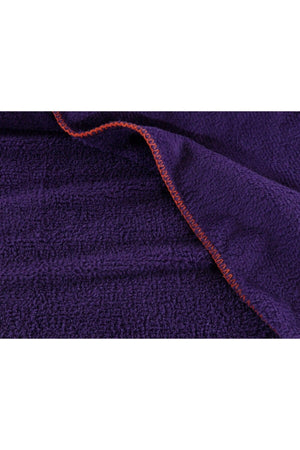 Claire Sherpa Single Plain Blanket Purple - Swordslife