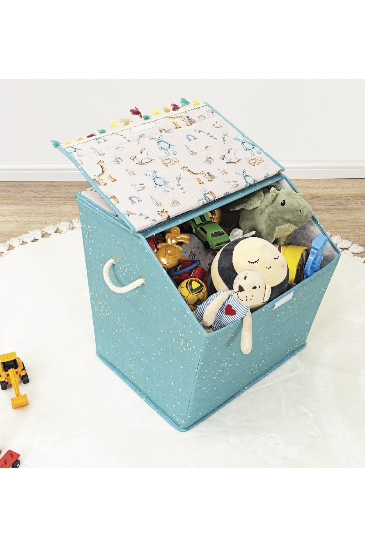Baby Toy Storage Bag with Lid 40x38x44 Cm - Swordslife
