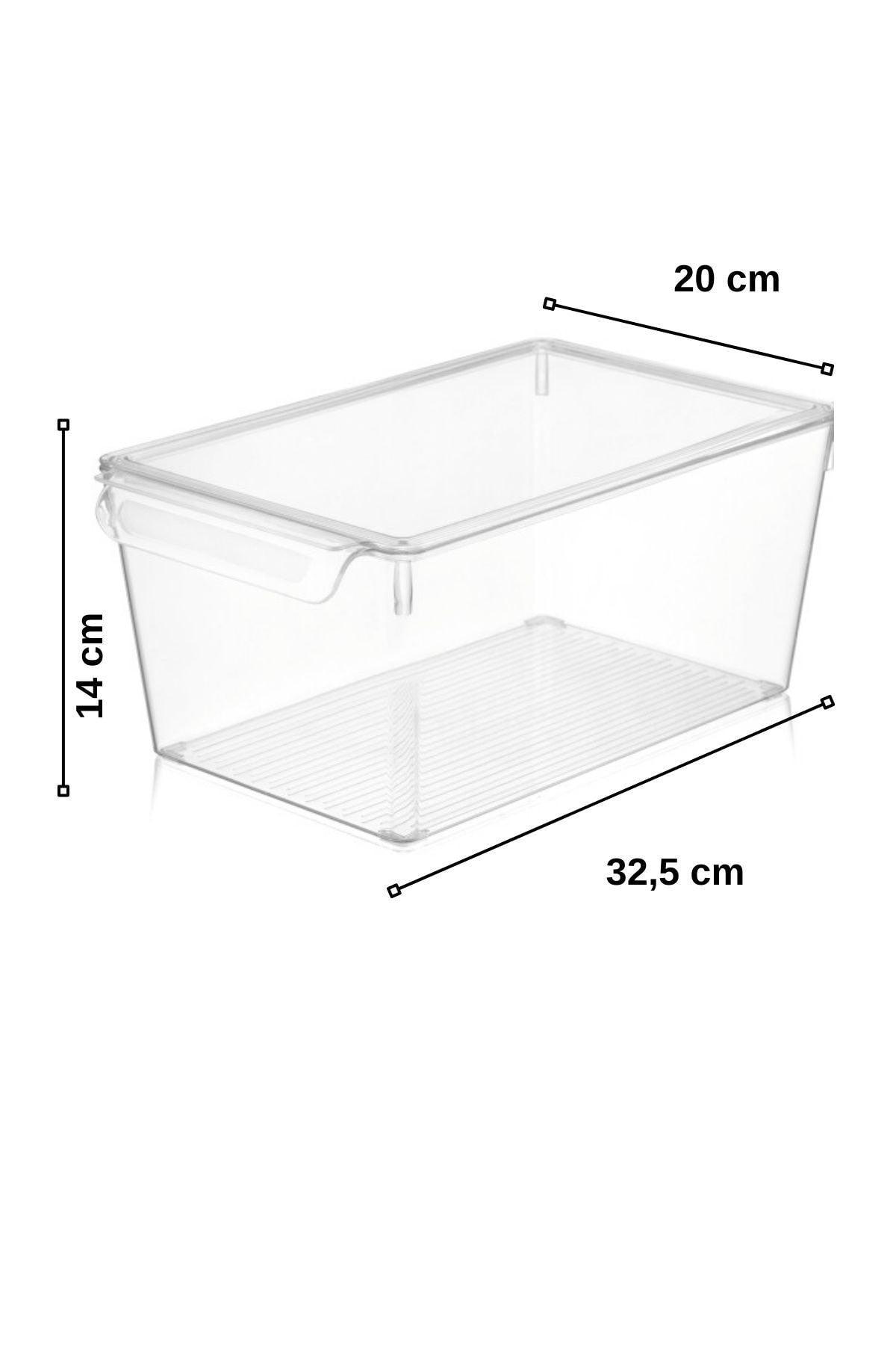 Maxi Refrigerator & Cabinet Organizer with Lid 3 pcs - Swordslife