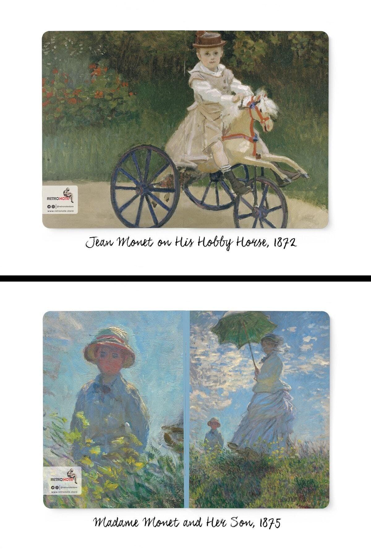 Claude Monet Notebook Set of 4 - Impressionism