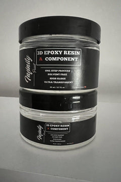 Clear epoxy resin casting and coating kit 120 ml with hardener