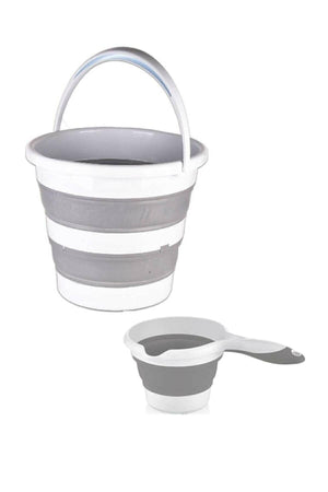 Foldable Multi Set of 5 - Basket Bucket Cups Basin Strainer - Swordslife