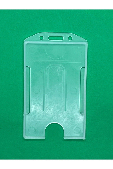 Name Badge Cover Vertical Card Protector Transparent