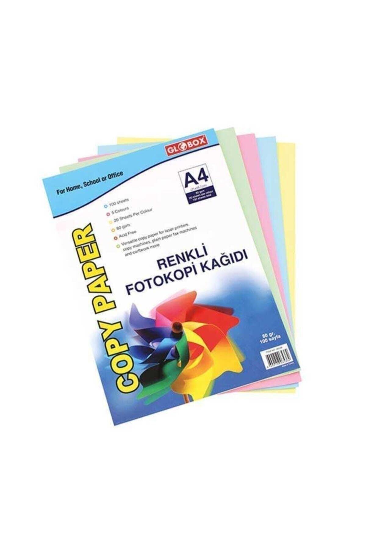 Colored 100 Sheets A4 Paper