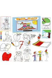 Color Coloring Activity Book - Supported in English - 80 Pages - Pull and Break - 3 -4 -5 -6-7- Age 8 - Swordslife