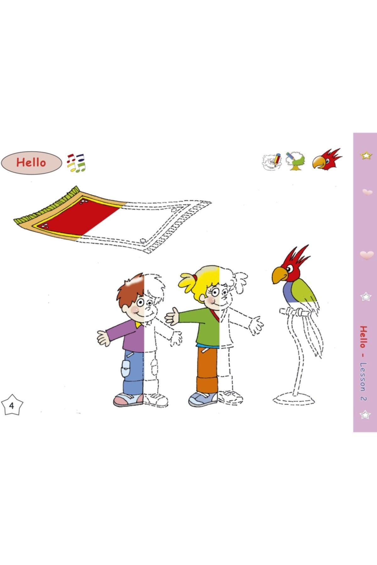 Color Coloring Activity Book - Supported in English - 80 Pages - Pull and Break - 3 -4 -5 -6-7- Age 8 - Swordslife