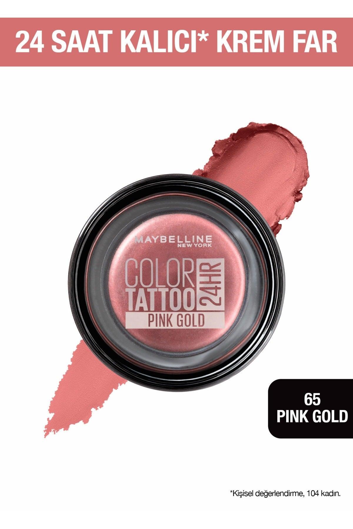 Color Tattoo 24H Eyeshadow - 65 Pink Gold -