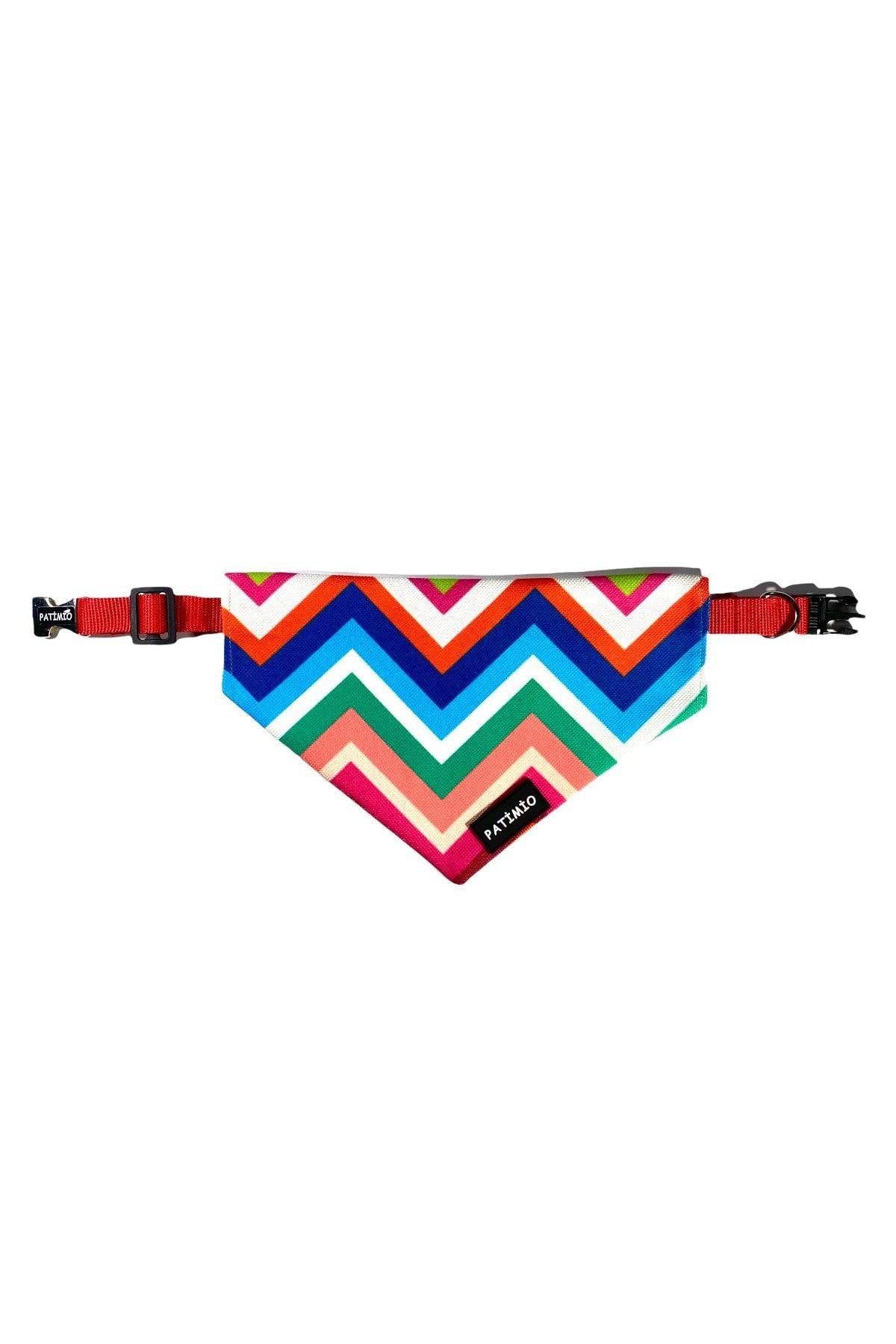 Colorful Cat And Dog Leash Scarf Bandana