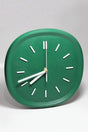 Colorful Design Square Concrete Wall Clock | green 26cm - Swordslife